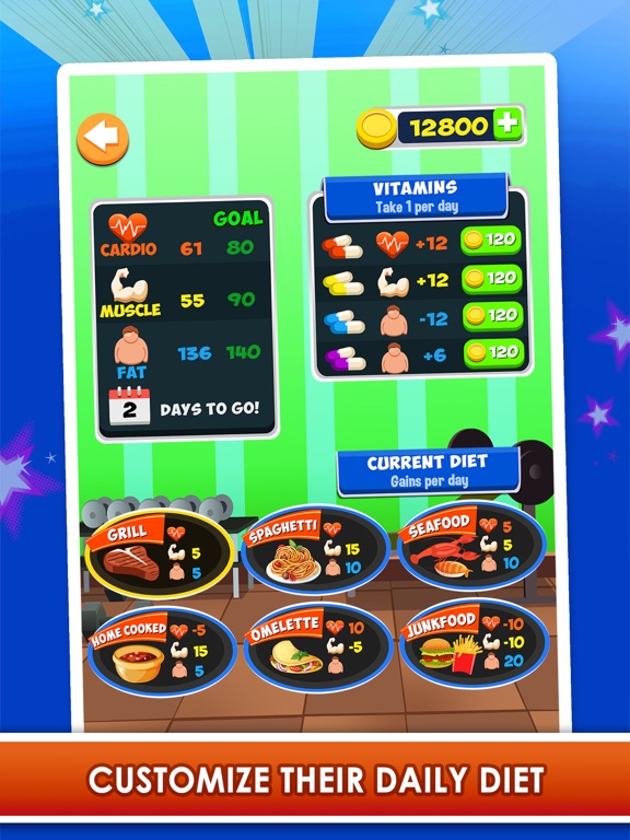 Celebrity Fit Race - running salon & fat jump-ing games! iPad screenshot 3 - Games app