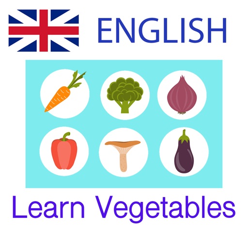 Learn Vegetables in English Language iOS App