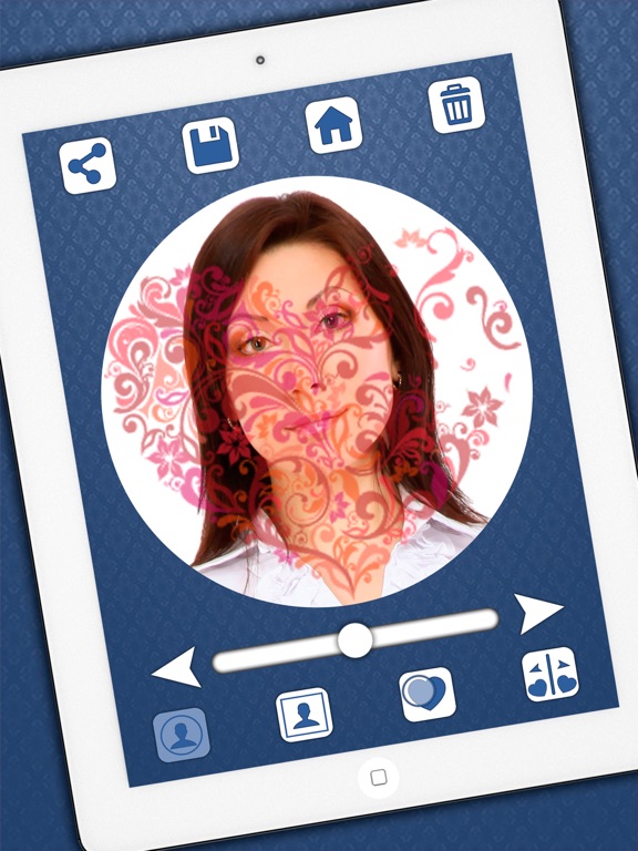 Profile photo – Editor of profile photos in social networks iPad screenshot