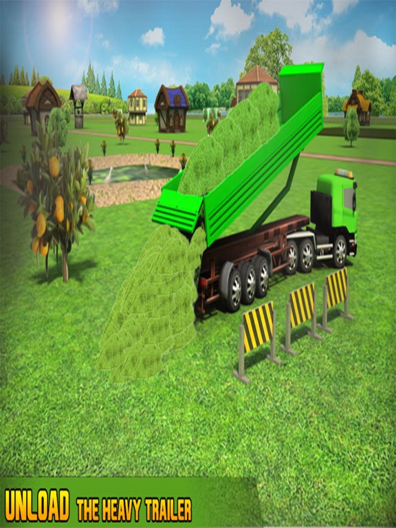 Farm Truck 3D Silage Transporter iPad screenshot