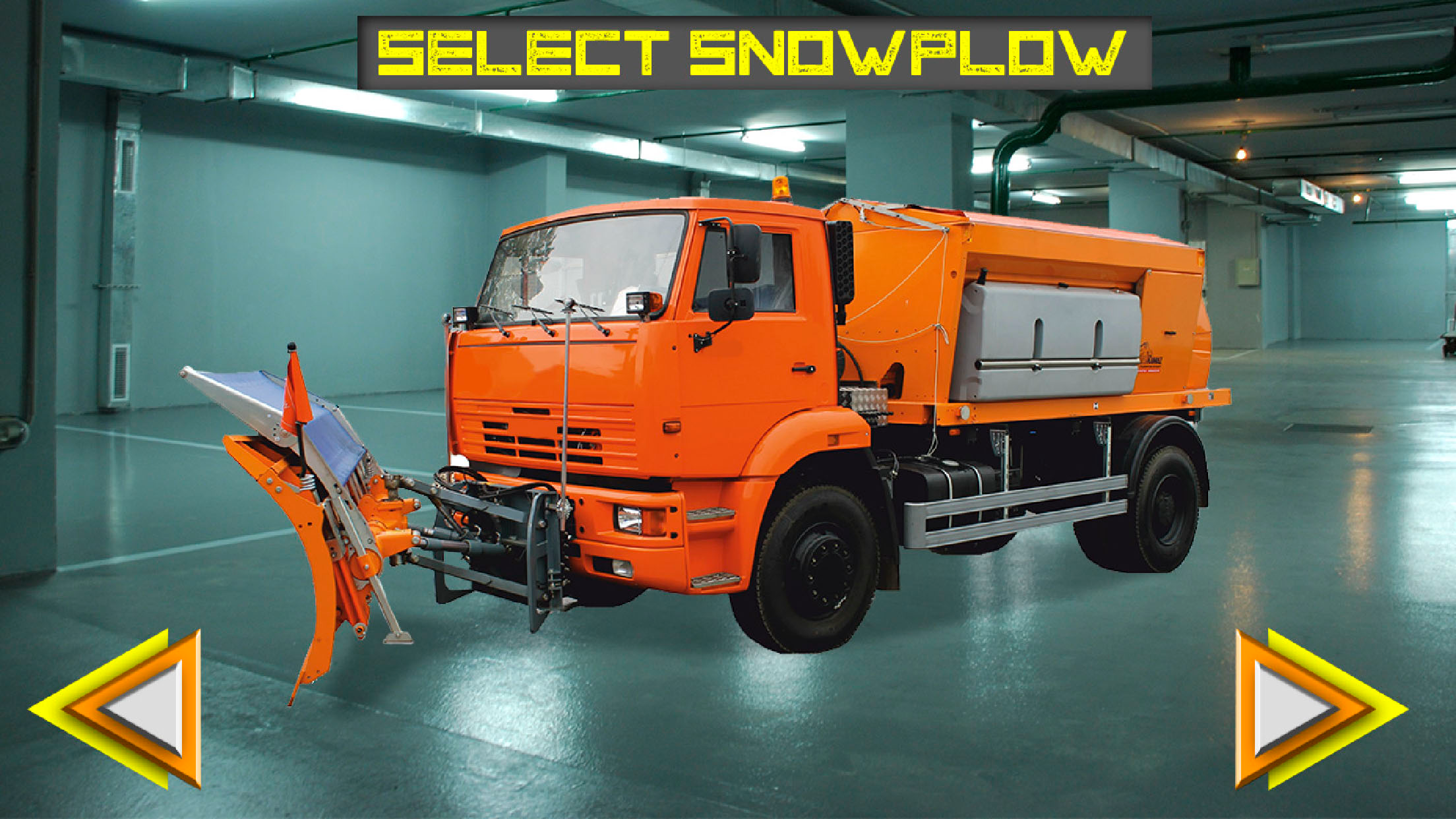 Drive Snowplow in City screenshot 2