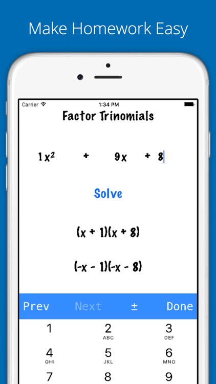 Trinomial Factoring - Easily Factor Any Trinomial Equation