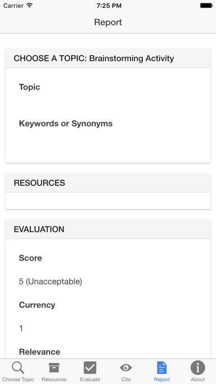 Research Plus™ - Information Literacy "On the Go" screenshot-4