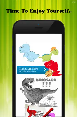 Game screenshot Dinosaur Paint and Coloring Book - Free Games For Kids mod apk