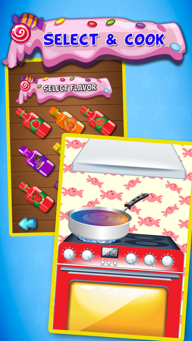 Candy Maker-free hot sweet food fun Cooking game for kids,girls & teens & family iPhone screenshot