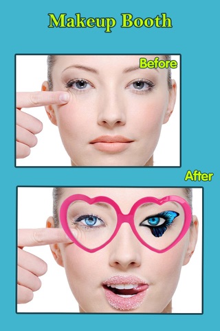 Face Makeup Booth Pro - Sticker Editor to Change Hair & Eye Color, Add Glasses & Tattoos screenshot 2