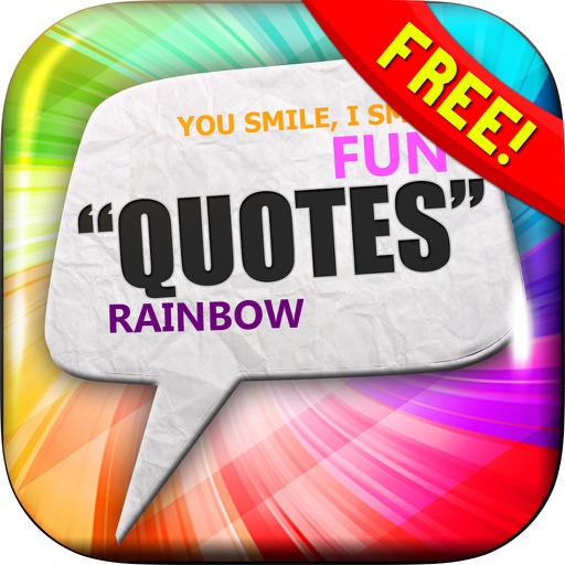 Daily Quotes Inspirational Maker “ Rainbow Art ” Fashion Wallpapers Themes Free icon