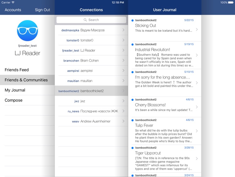 LJ Reader – LiveJournal iPad Edition screenshot-3