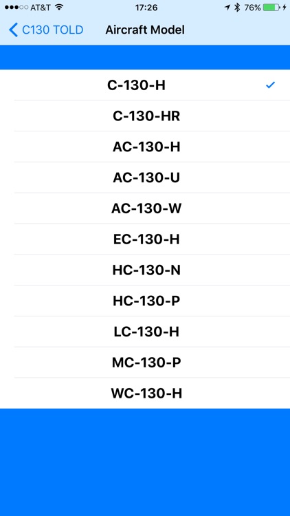 C-130 TOLD Card Calculator (T56-A-15 engines)