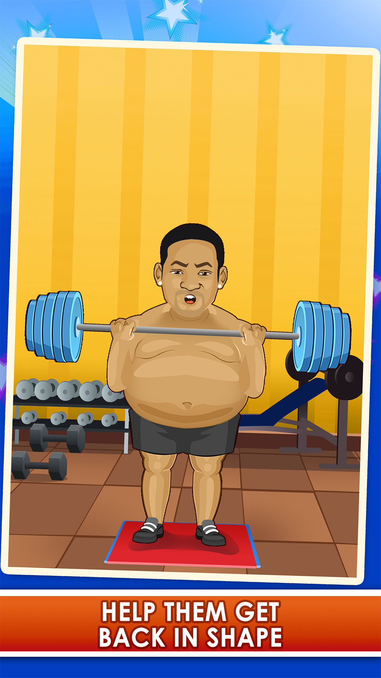 Celebrity Fit Race - running salon & fat jump-ing games!