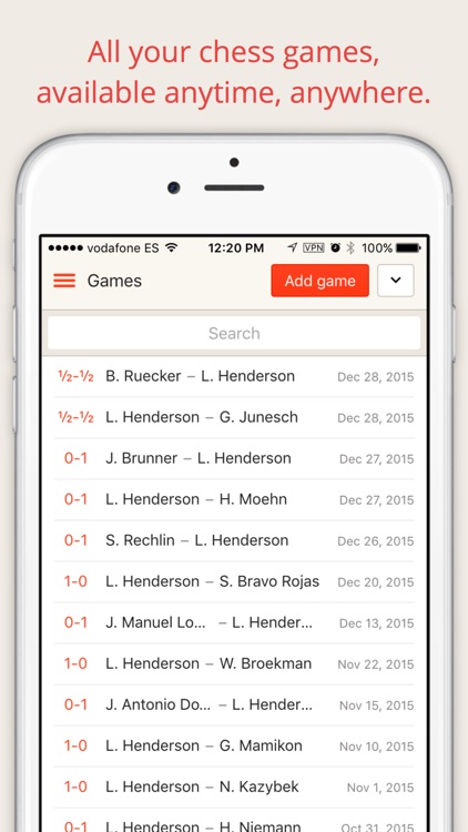 ChessDrop — Your personal chess database in the cloud.