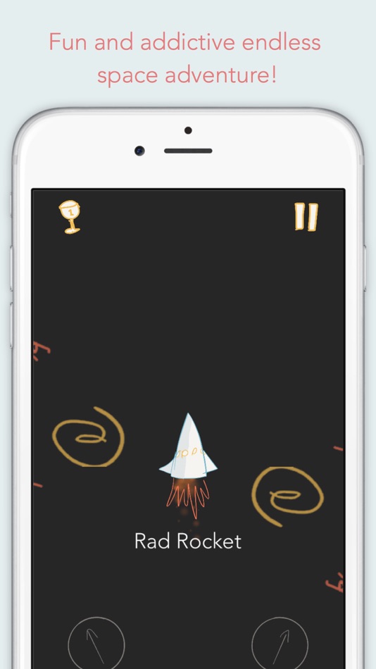 #1. Rad Rocket (iOS) 由: Richard Shilton