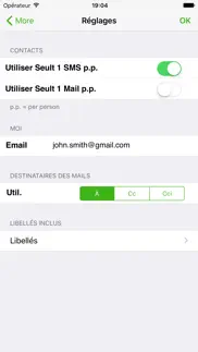 groupe sms iPhone Captures Décran 4