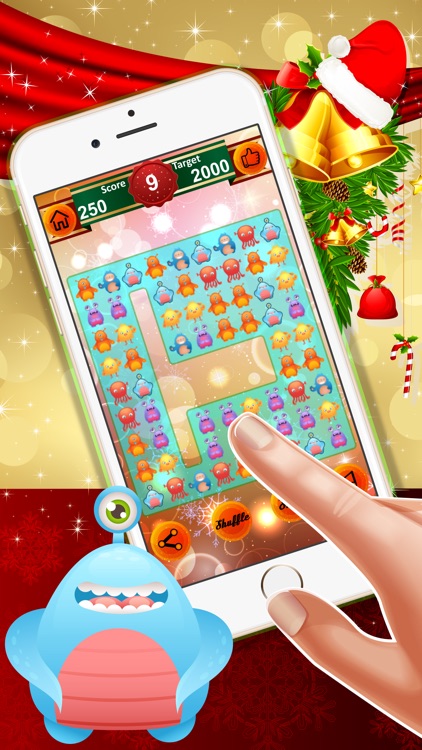 Cute Monster crush : - A high fun matching game of pretty monsters for free