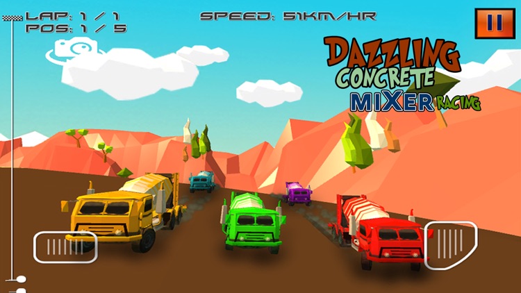 Dazzling Concrete Mixer Racing screenshot-3