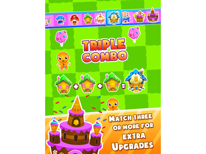 Candy Town  Tile Matching Solitaire Game for iPhone and iPad