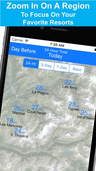 Screenshot #3 pour Alps Snow Map