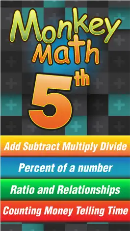 Game screenshot Fifth Grade Math Curriculum Monkey School Free game for kids mod apk