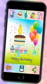 Create your birthday cake screenshot