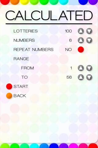 Calculated - Generador de Números de Lotería screenshot 3