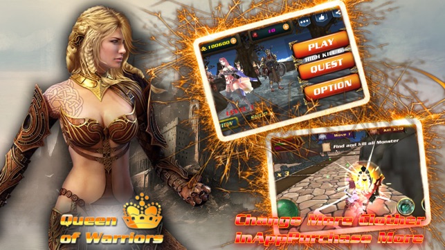 Queen Of Warriors: Heroes 3D RPG(圖1)-速報App