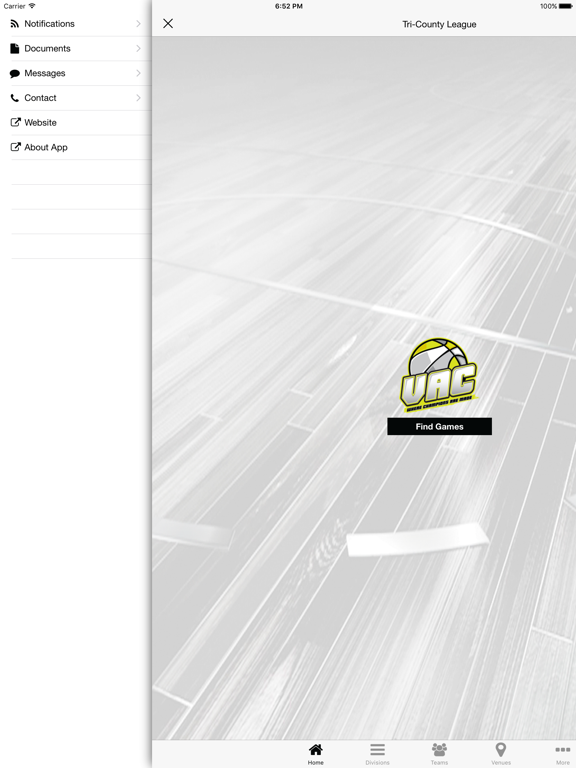 Varsity Athletic Club iPad screenshot 2 - Sports app