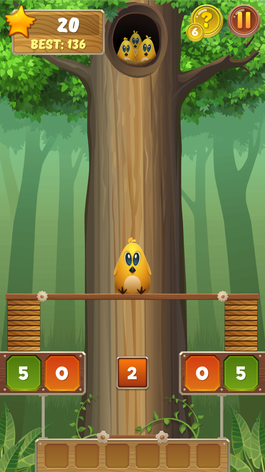 #4. Forest Resque - help the bird to return to the nest (iOS) Podle: CherryPie Studio