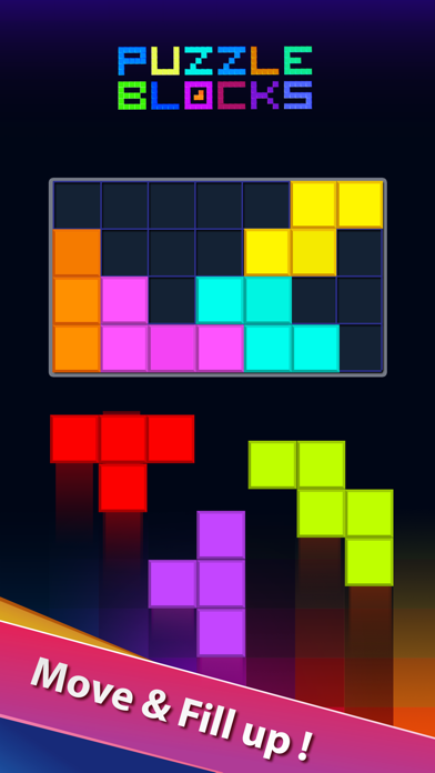 Screenshot #1 pour Puzzle Block - Doodle Fit Free