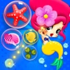 bubble shooter mermaid -   bubble game for kids