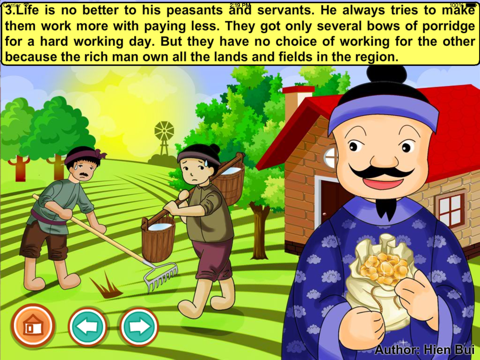 Screenshot #5 pour A greedy rich man (story and games for kids)