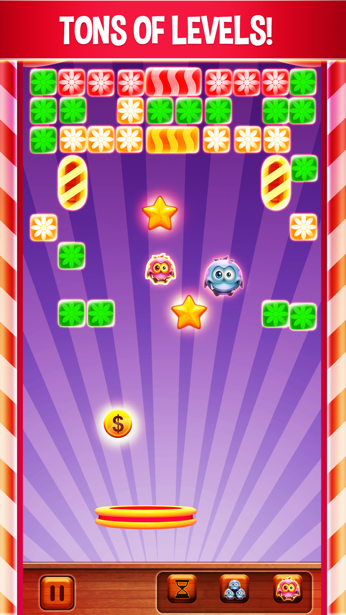 Candy Little Monster Brick Breaker Free