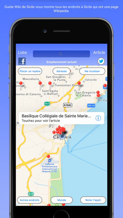 Screenshot #1 pour Guide Wiki de Sicile - Sicily Wiki Guide