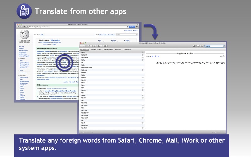 Screenshot #3 pour Malayin Arabic <-> English Dictionaries