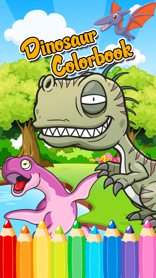 Dinosaur Dragon Coloring Book : Dino Drawing, Animal Paint And Color - 1.0 - (iOS)