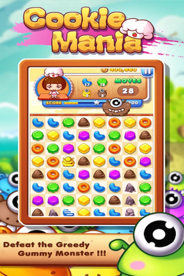 Cookie Crush Mania - Jolly Sweet Candy and Cupcake screenshot 4