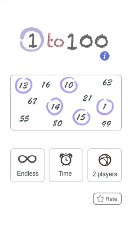 Game screenshot 1 To 100 - Find the numbers mod apk