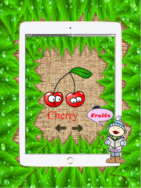 Vocabulary Fruit iPad screenshot