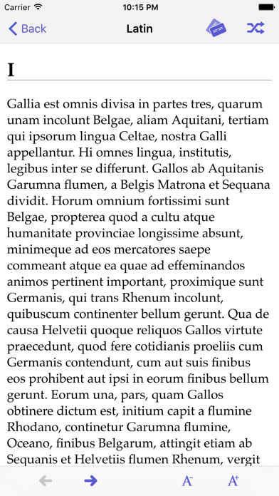 SPQR Latin Dictionary and Reader Screenshot 5