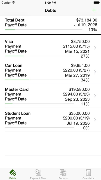 Debt Relief - Debt Payoff Assistant