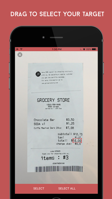 Screenshot #3 pour Camculator - Calculate Receipts Documents With Your Camera