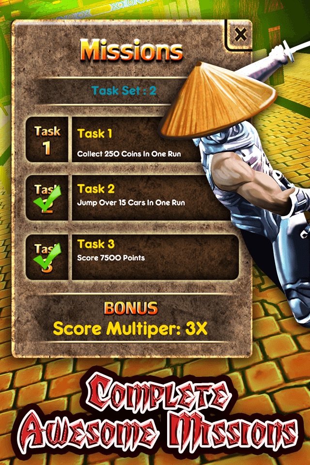 Ninja Warrior Combat 3D - A Fun Run Jump & Race Game screenshot 3