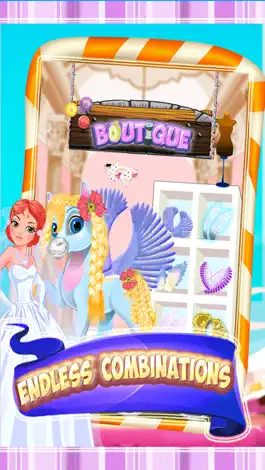 Game screenshot Unicorn & Pony Wedding Day - A virtual pet horse marriage makeover game mod apk