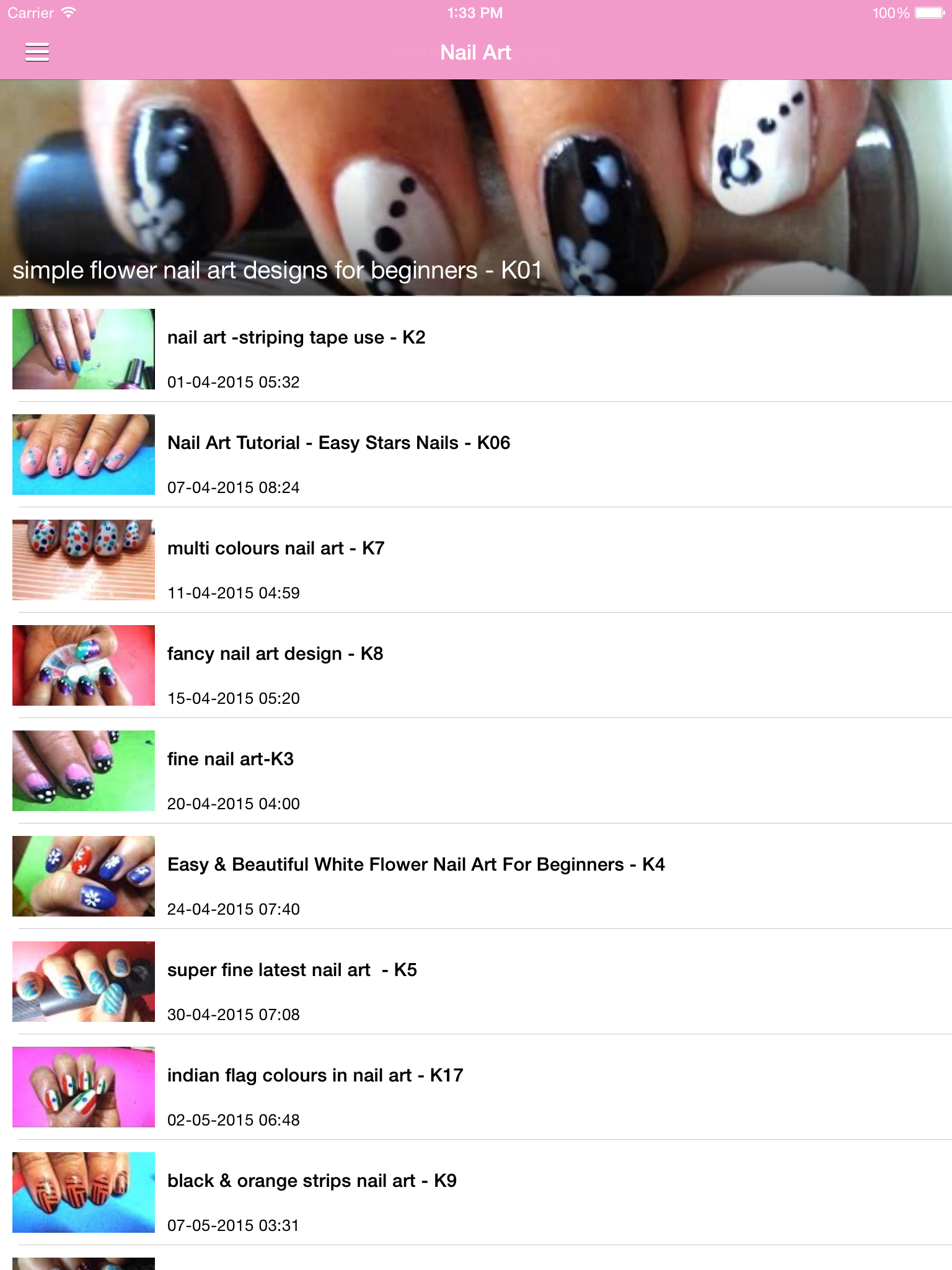 Mehndi & Nail Art Tutorials.