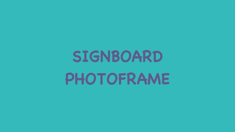 Signboard Theme Photo Frame Editor and Collage Maker