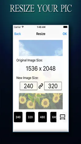 Game screenshot Image Resizer ADVANCED - Photo Resize Editor To Reshape pictures and Photos mod apk