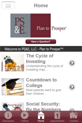 PS&E, LLC Plan to Prosper screenshot 2