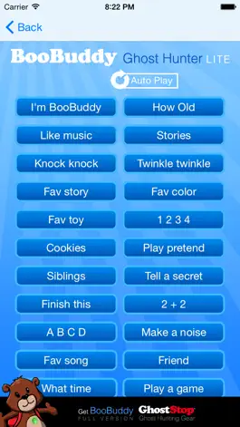 Game screenshot BooBuddy Ghost Hunter LITE apk