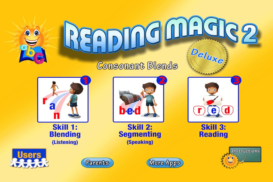 READING MAGIC 2 Deluxe-Learning to Read Consonant Blends Through Advanced Phonics Games screenshot 2