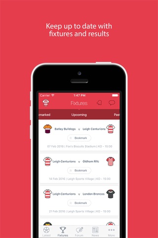 Fan App for Leigh Centurions screenshot 3