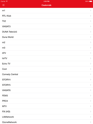 Screenshot #4 pour Magyar Televízióadás Guide